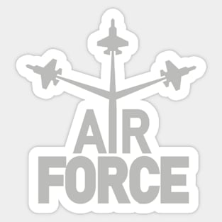 Air Force Military Grey Design Sticker